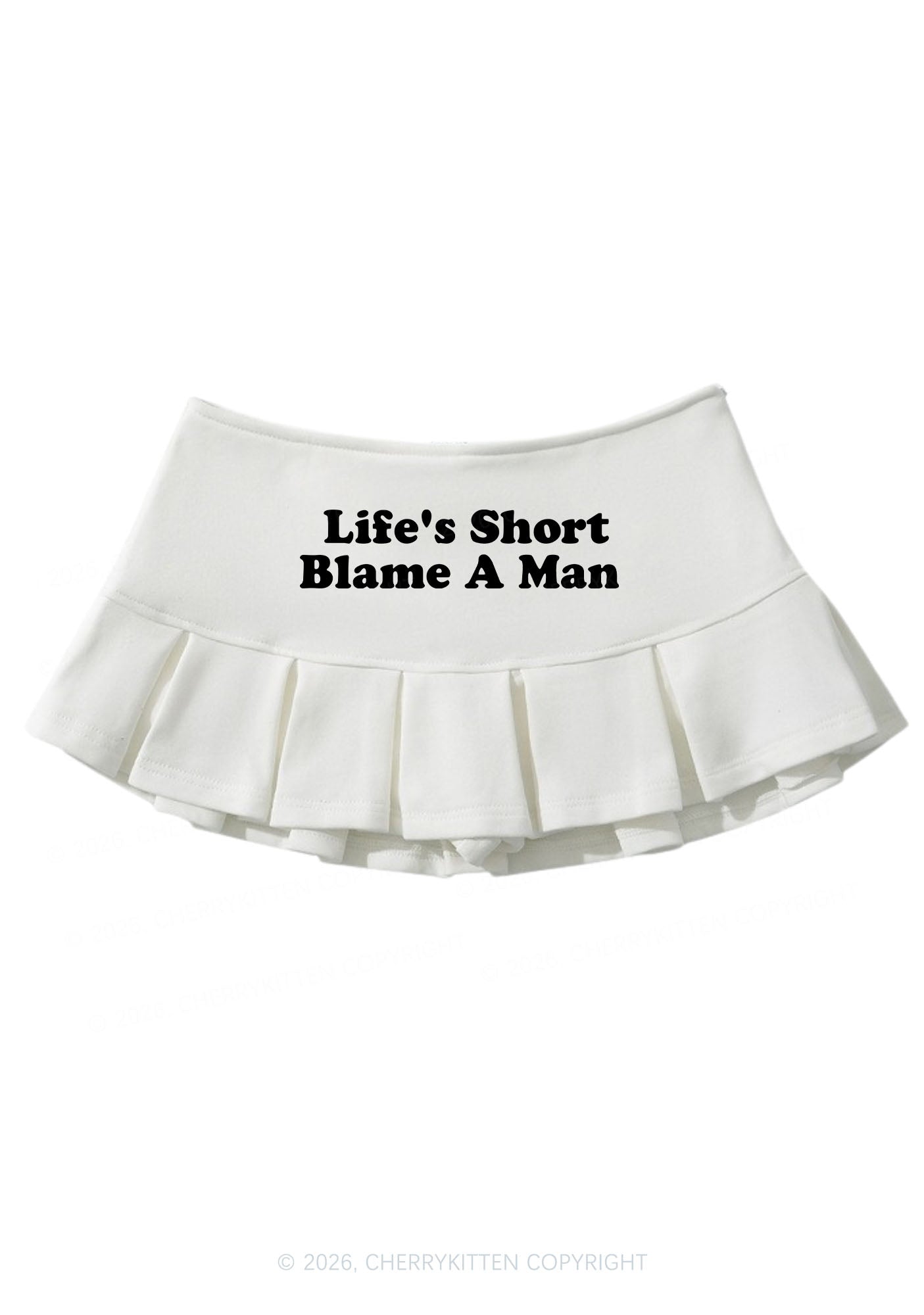 Blame A Man Y2K Mini Pleated Skirts Cherrykitten