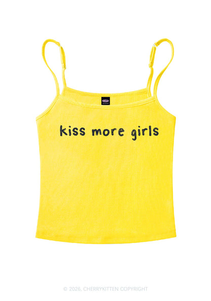 Kiss More Girls Y2K Spaghetti Strap Cami Cherrykitten