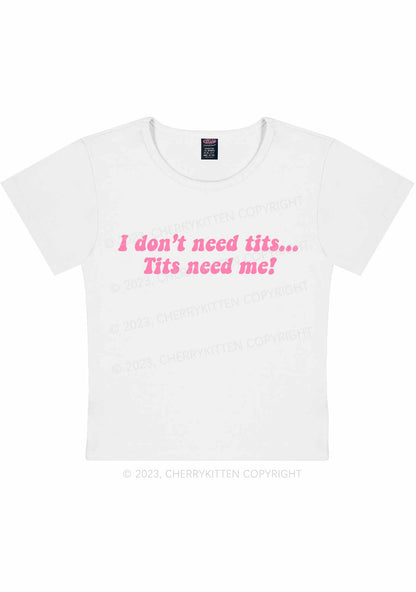 Txts Need Me Y2K Baby Tee Cherrykitten