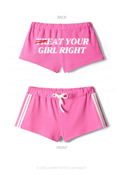 Treat Your Girl Right Y2K Drawstring Mini Shorts Cherrykitten