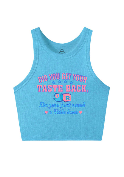 Get Your Taste Back Y2K Crop Tank Top Cherrykitten