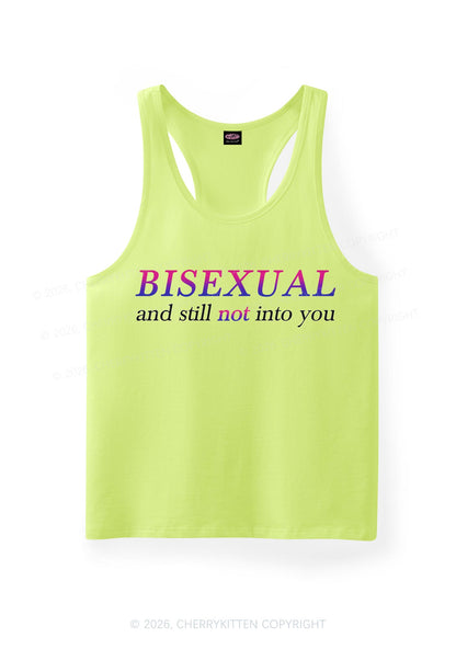 Bisexual And Still Not Into You Pride Y2K Men Racerback Tank Top Cherrykitten
