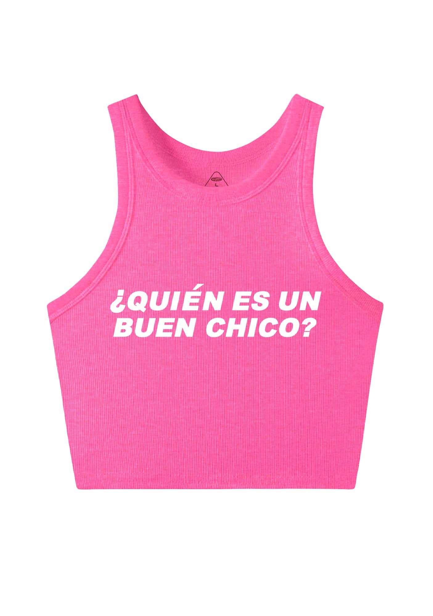 Quien Es Un Buen Chico Y2K Crop Tank Top Cherrykitten