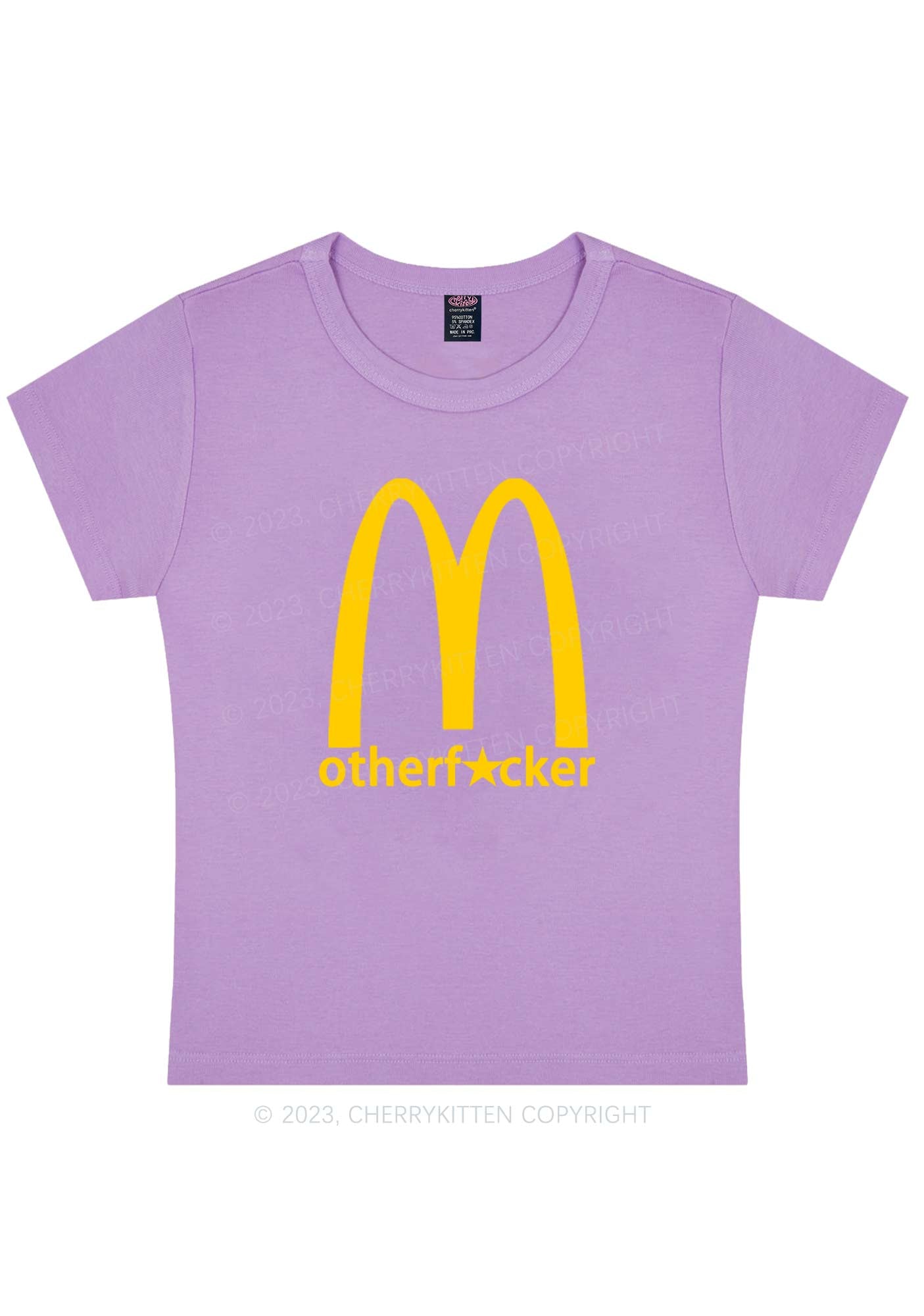 Curvy Big Motherfxcker Y2K Baby Tee Cherrykitten