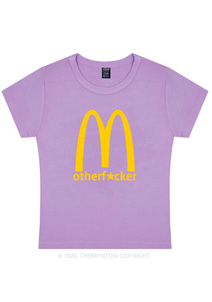 Curvy Big Motherfxcker Y2K Baby Tee Cherrykitten