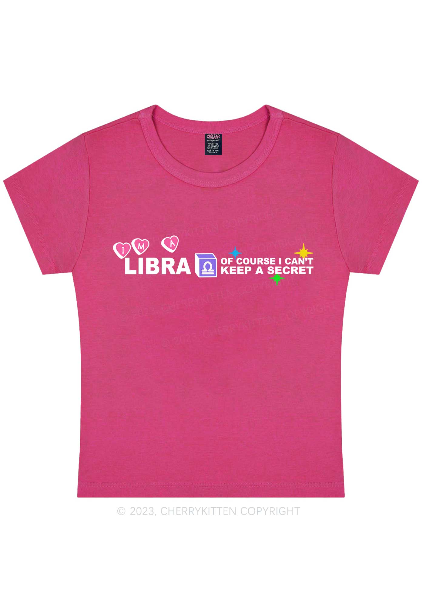 I'm A Libra Y2K Baby Tee Cherrykitten