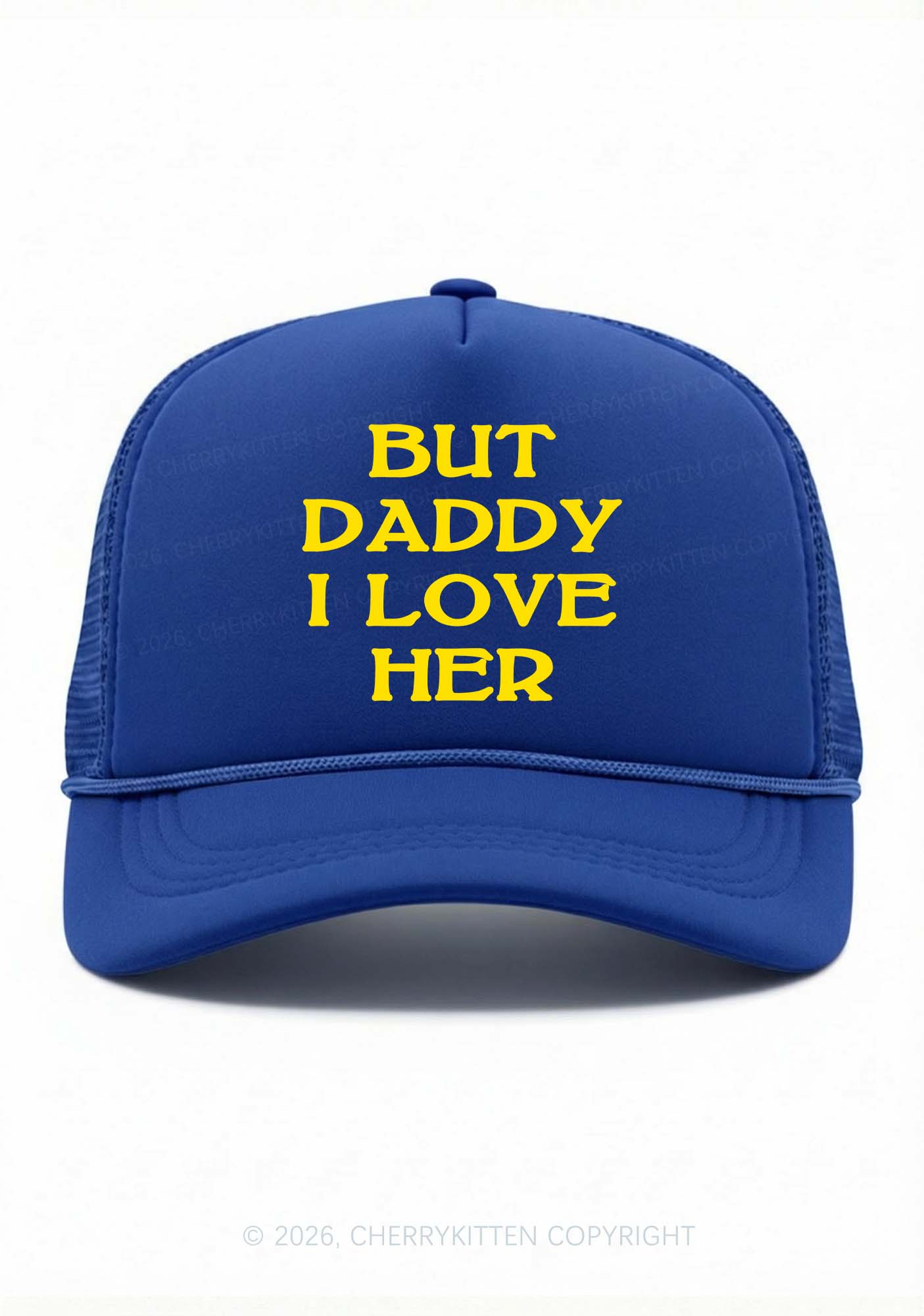 But Daddy I Love Her Pride Y2K Trucker Hat Cherrykitten
