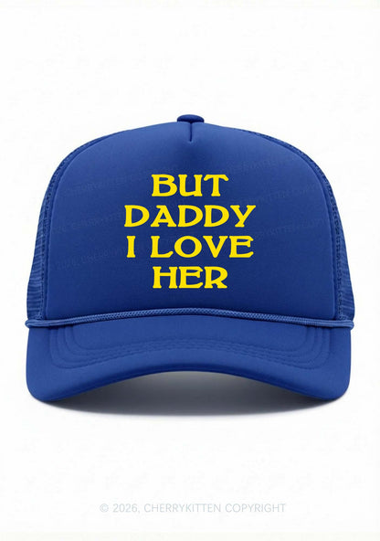 But Daddy I Love Her Pride Y2K Trucker Hat Cherrykitten