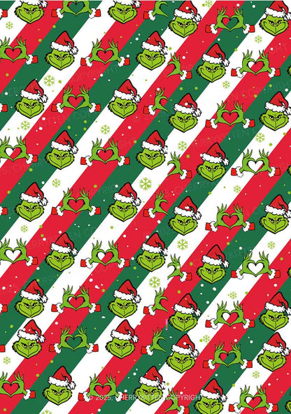 Christmas Red Hand Heart Y2K Fleece Long Sleeve Pajama Set Cherrykitten