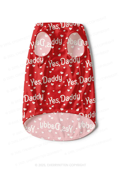Yes Daddy Y2K Pet Tank Top Cherrykitten
