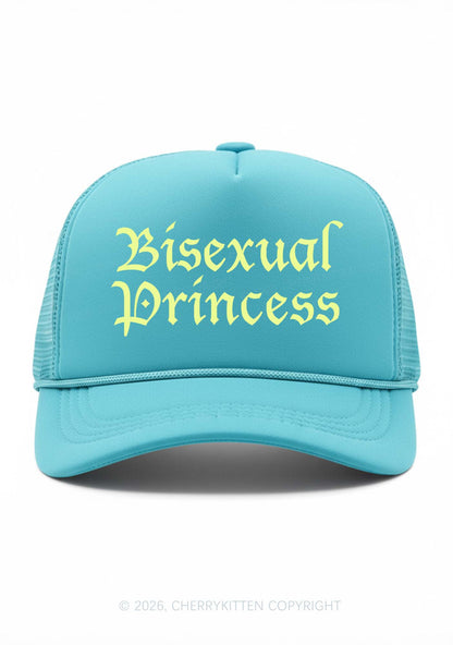 Bisexual Princess Pride Y2K Trucker Hat Cherrykitten
