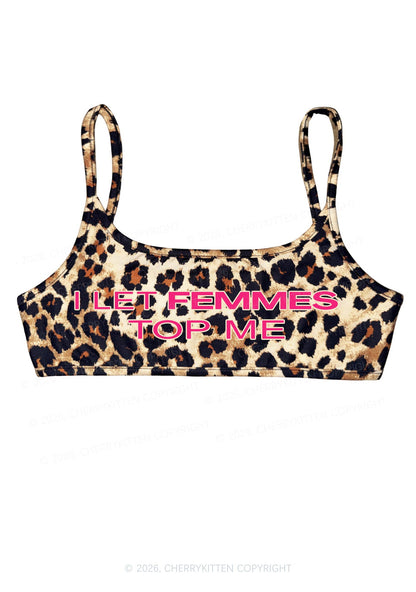 I Let Femmes Top Me Pride Y2K Super Crop Cami Cherrykitten