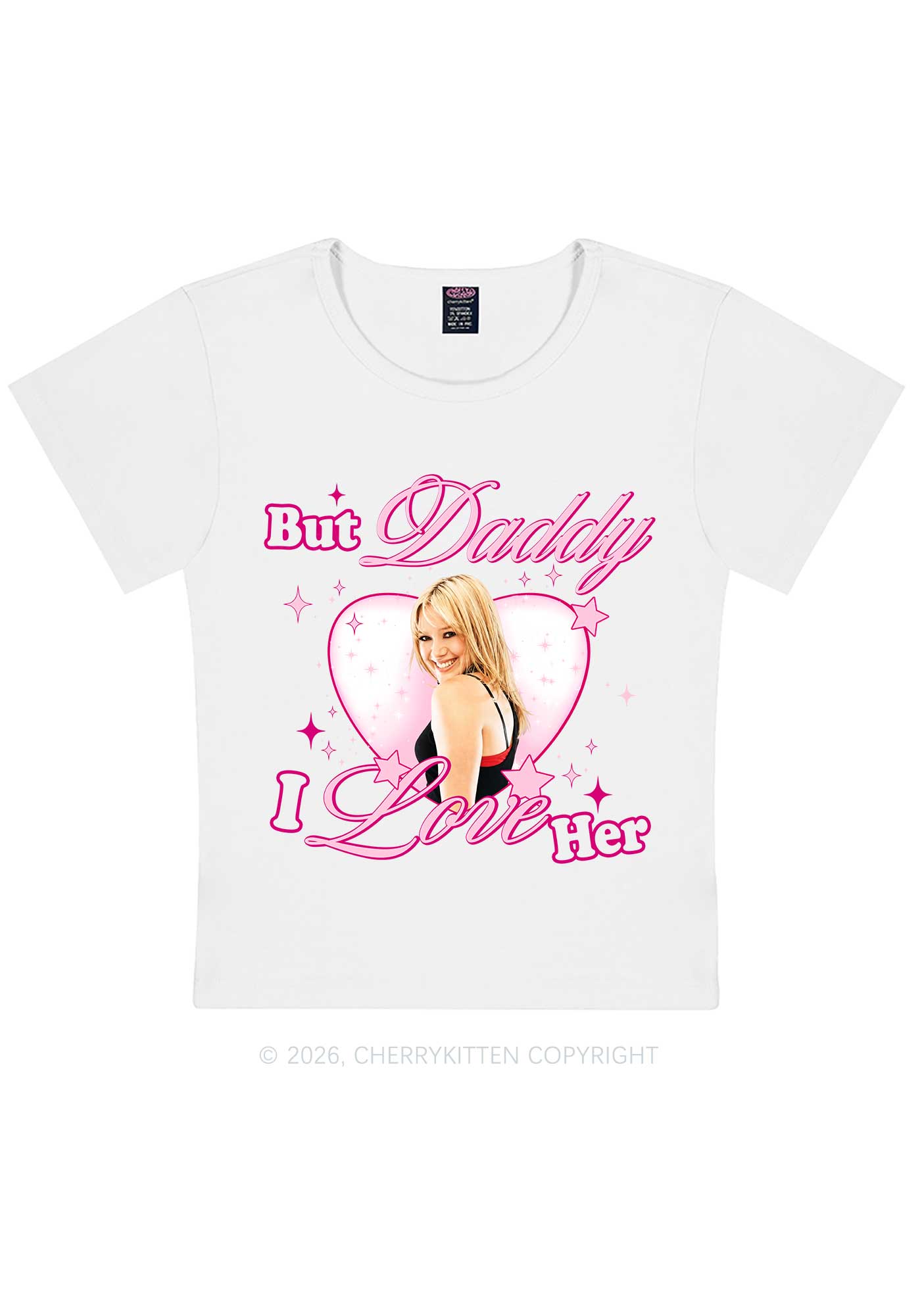 But Daddy I Love Her HD Y2K Baby Tee Cherrykitten