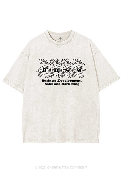 BDSM Rats Y2K Shirts Washed Tee Cherrykitten