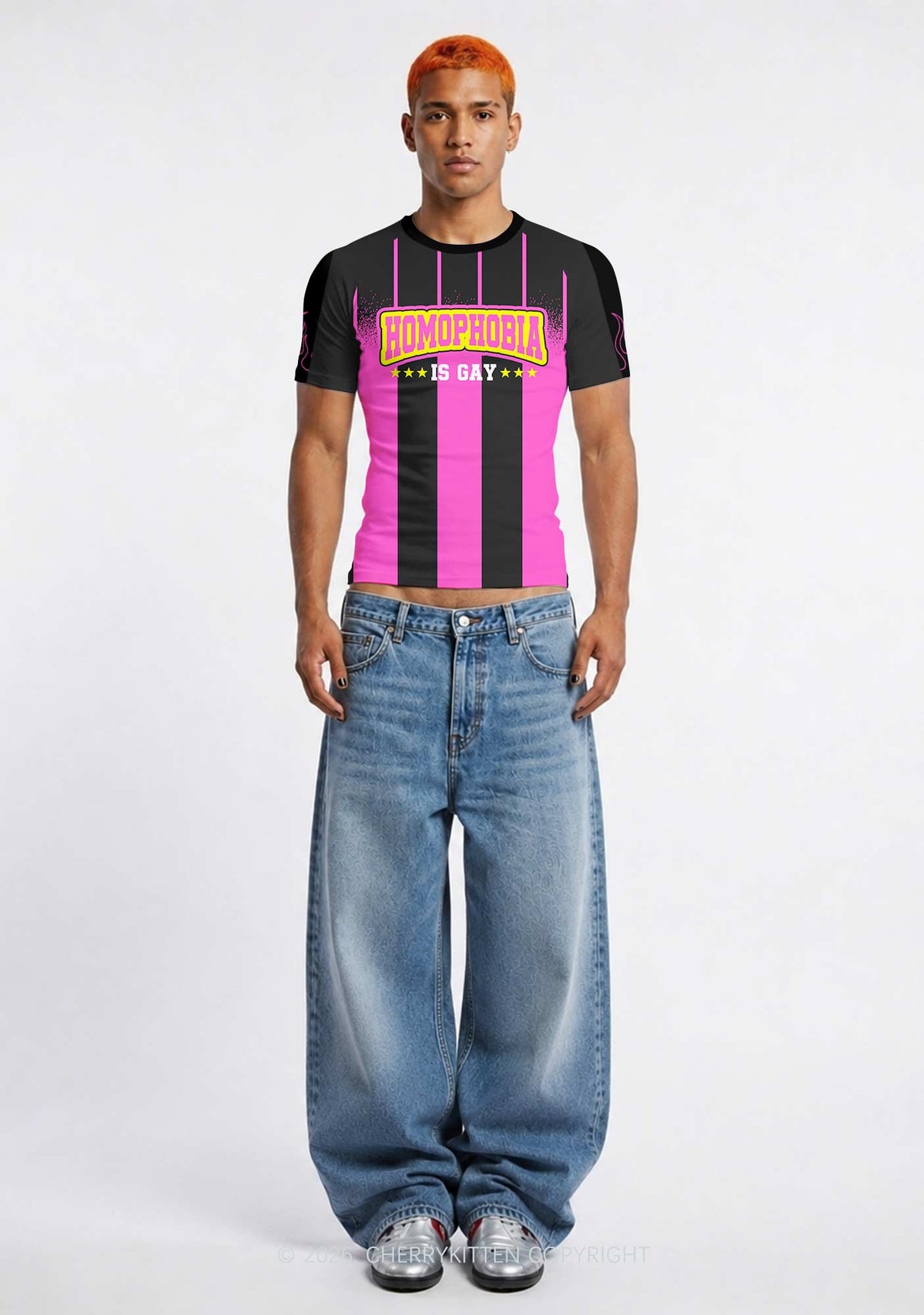 Homophobia Gay Pride Y2K Football Jersey Shirts Cherrykitten