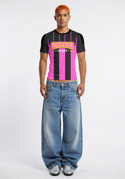 Homophobia Gay Pride Y2K Football Jersey Shirts Cherrykitten