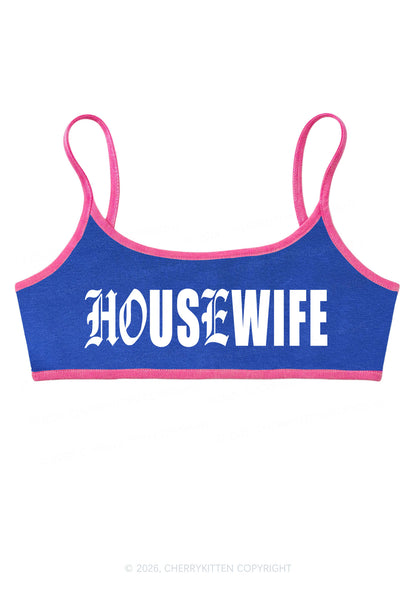 Gothic Housewife Y2K Super Crop Cami Cherrykitten