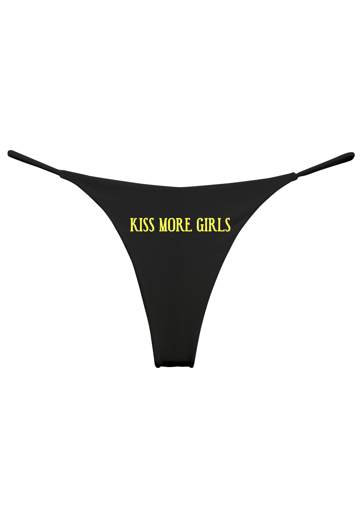 Kiss More Girls Pride Y2K Bikini String Thong Cherrykitten