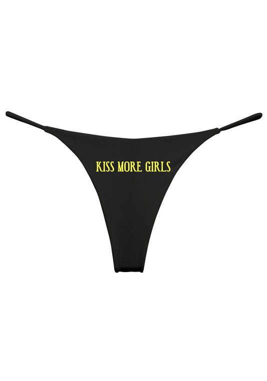 Kiss More Girls Pride Y2K Bikini String Thong Cherrykitten