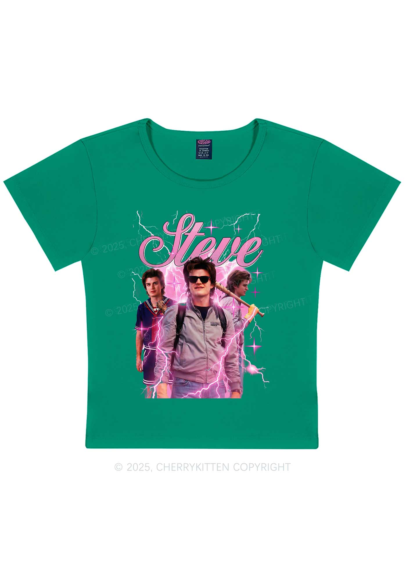 SH Pastel Spark Y2K Baby Tee Cherrykitten