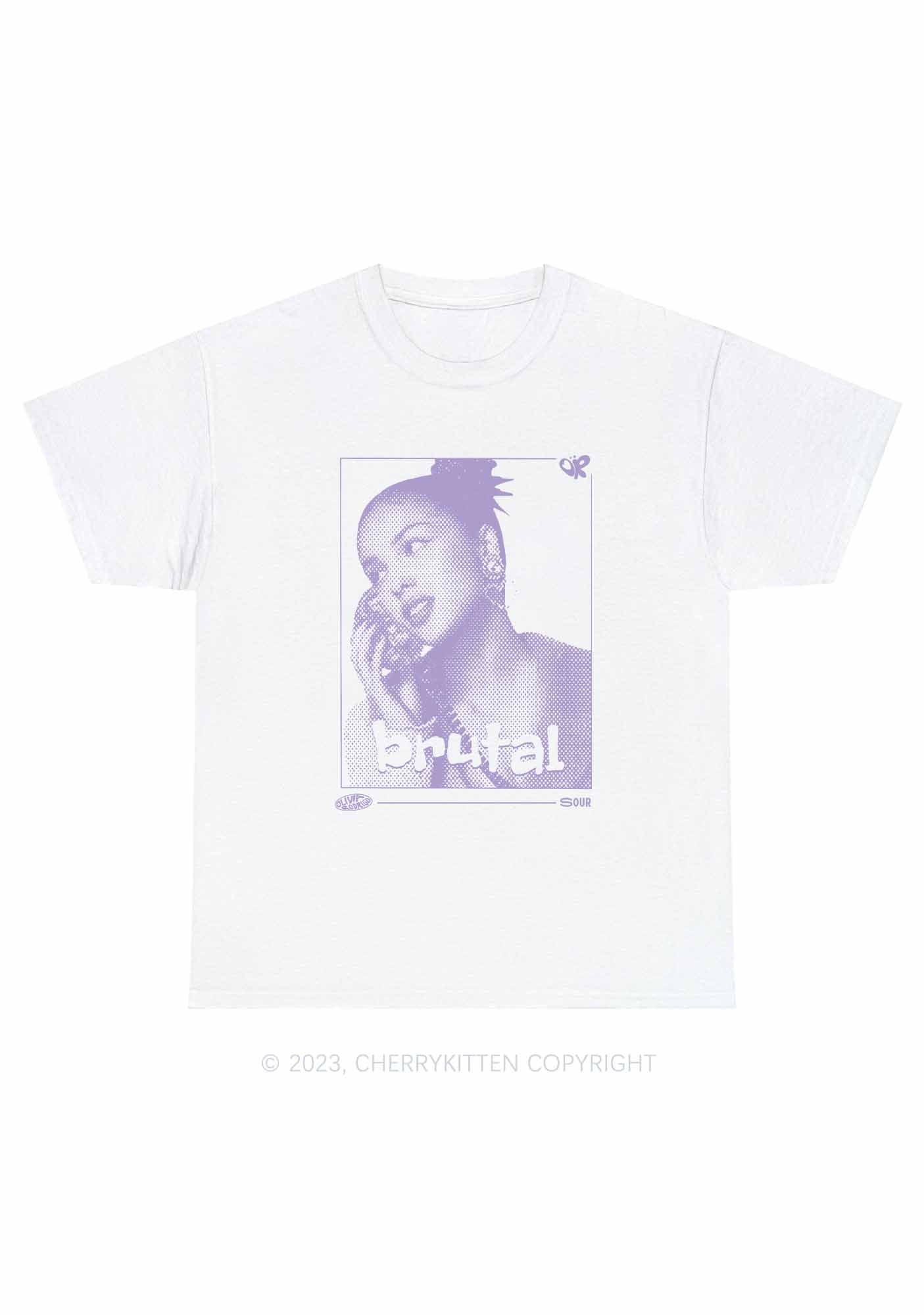 Brutal Poster Y2K Chunky Shirt Cherrykitten