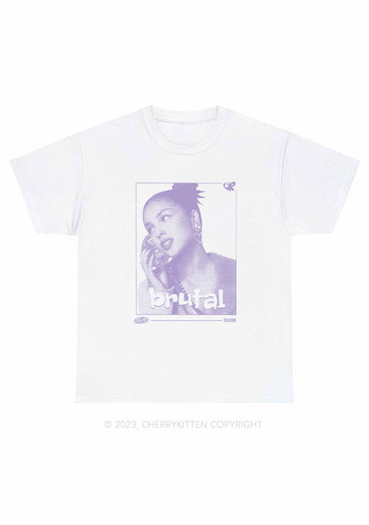 Brutal Poster Y2K Chunky Shirt Cherrykitten