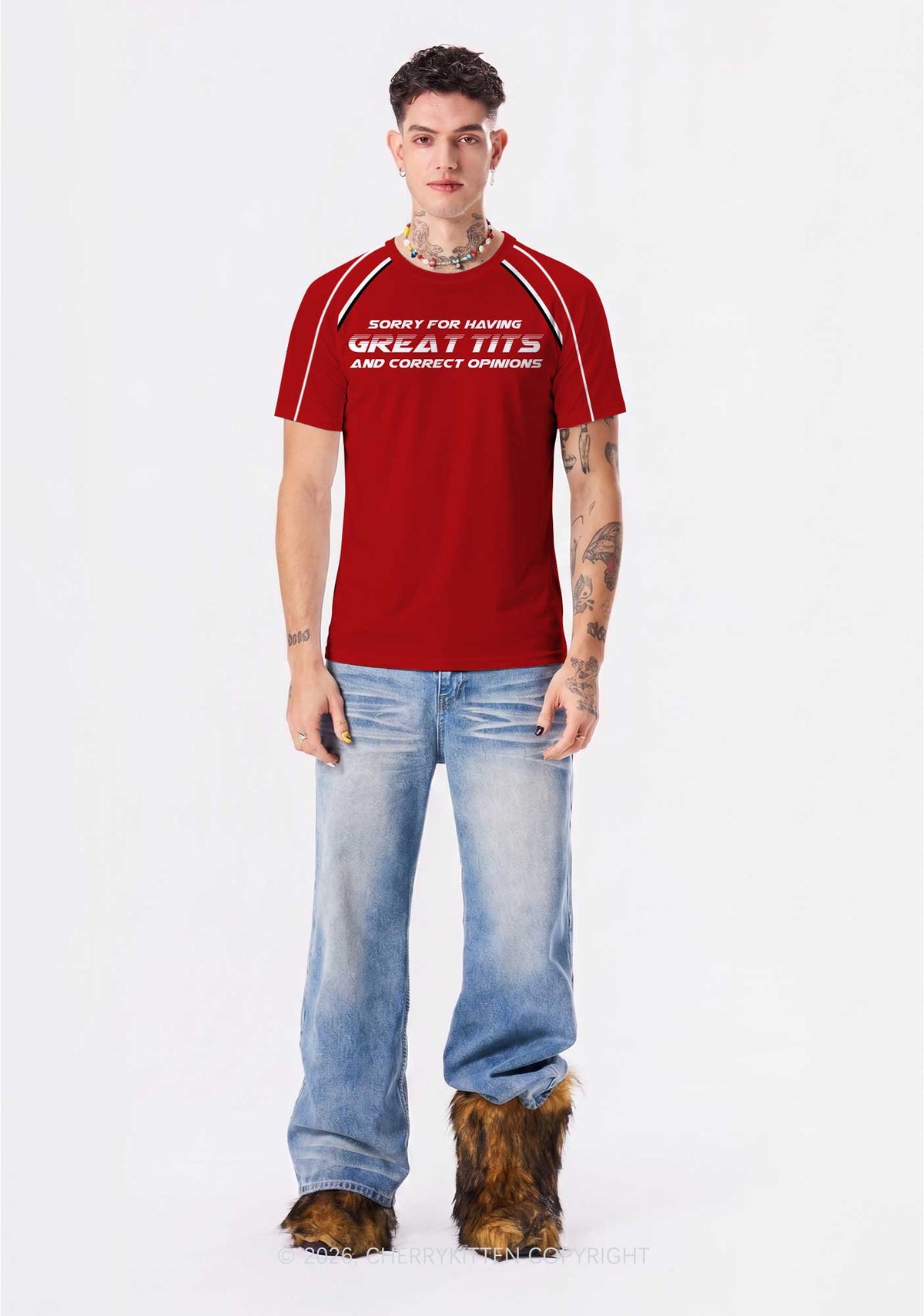 Sorry For Having Correct Opinions Y2K Football Jersey Shirts Cherrykitten