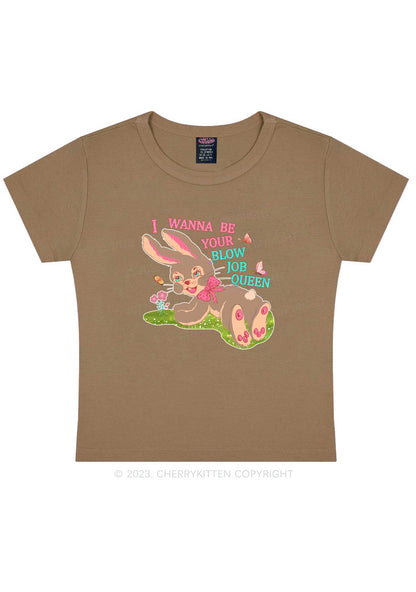 Blow Job Queen Y2K Baby Tee Cherrykitten