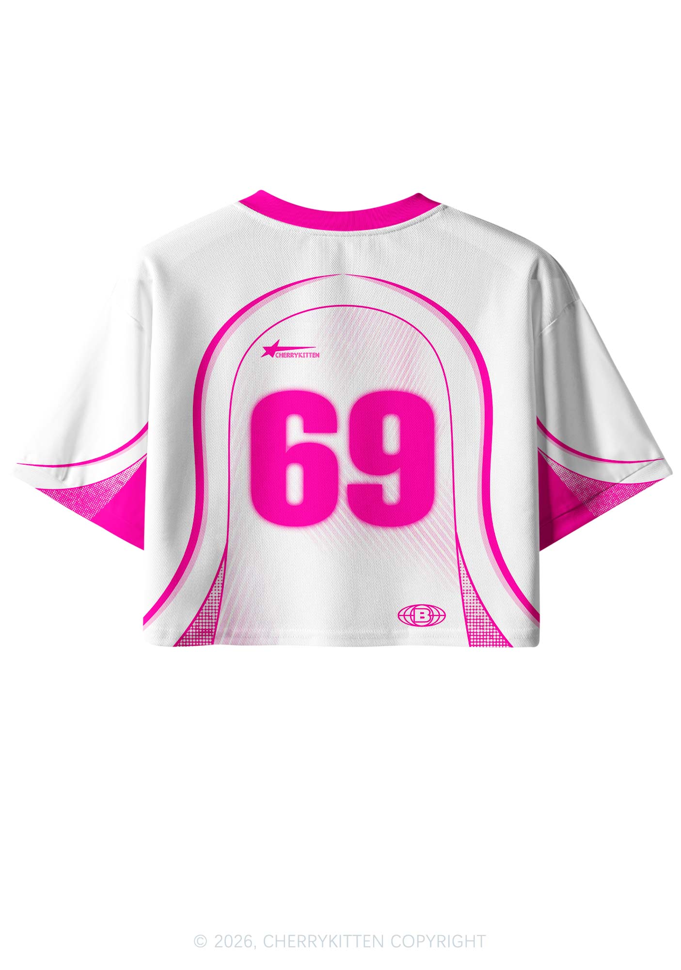 Nobody Knows Im Nonbinary Pride Y2K Crop Sport Jersey Shirts Cherrykitten