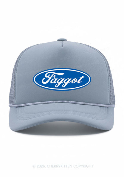 Faggot Pride Y2K Trucker Hat Cherrykitten