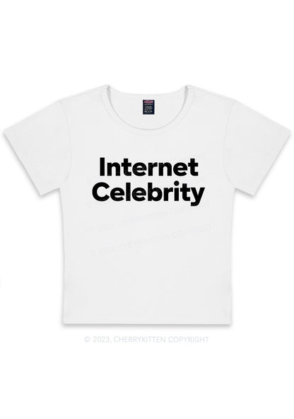 Curvy Internet Celebrity Y2K Baby Tee Cherrykitten