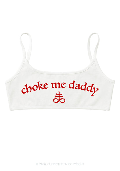 Choke Me Daddy Y2K Super Crop Cami Cherrykitten