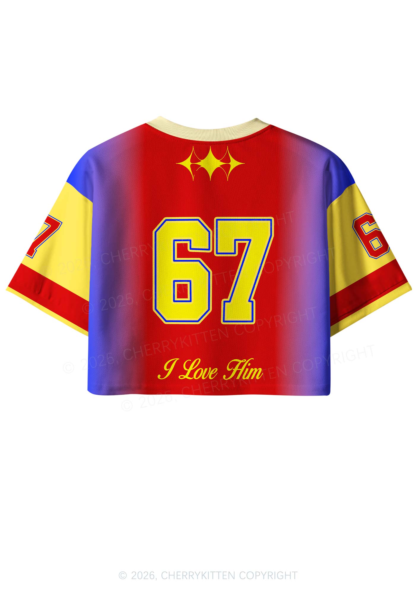 But Daddy I Love Him Pride Y2K Crop Sport Jersey Shirts Cherrykitten