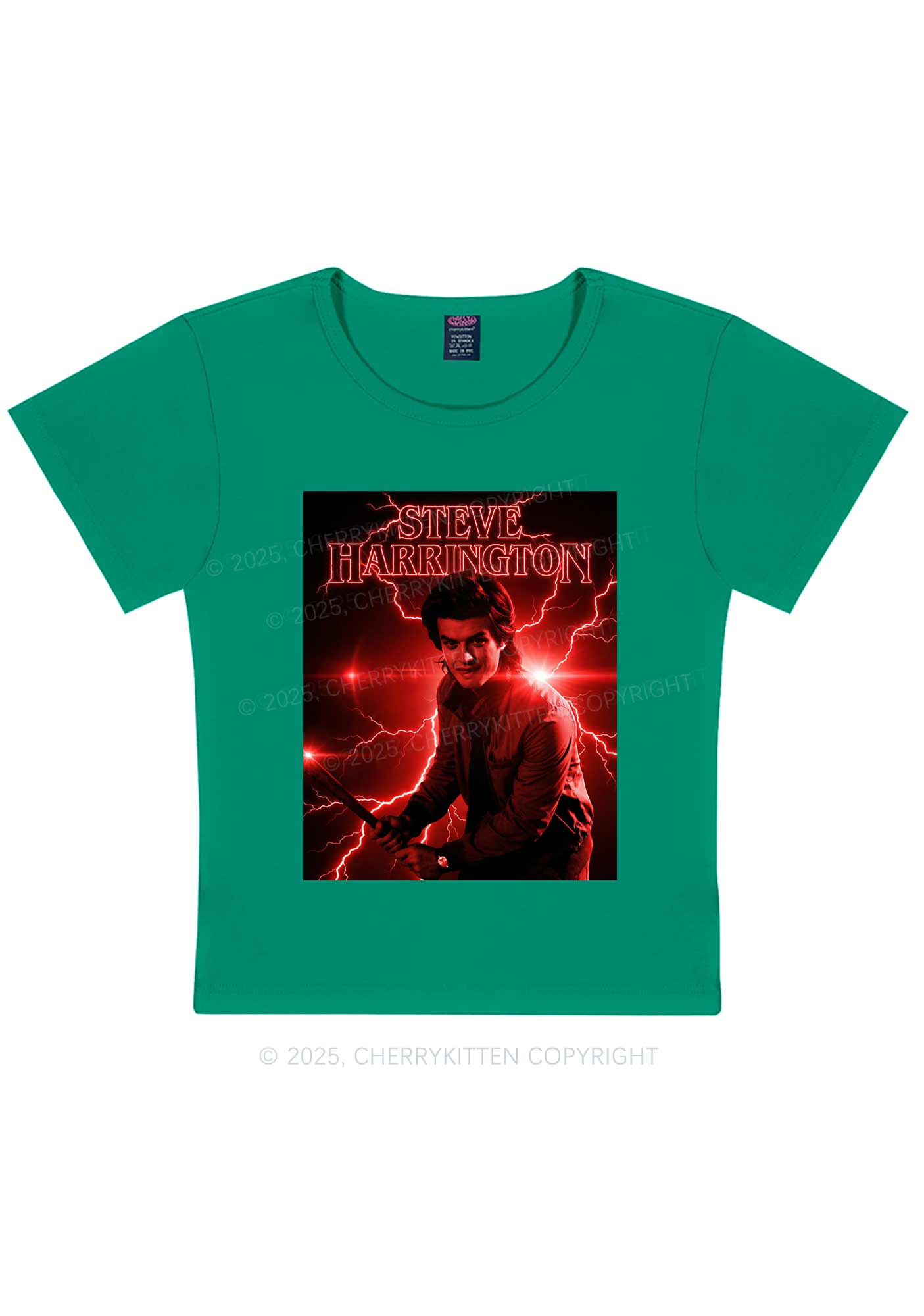 SH Red Lightning Y2K Baby Tee Cherrykitten