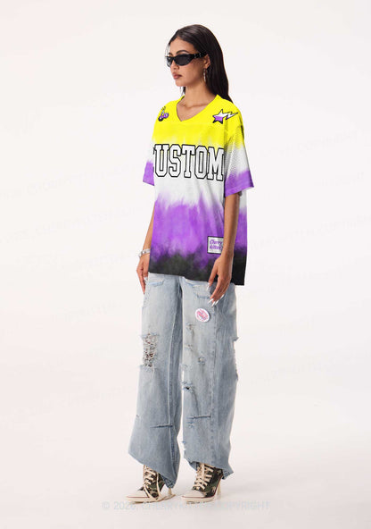 Custom Nonbinary Flag Pride Y2K Sport Jersey Shirts Cherrykitten