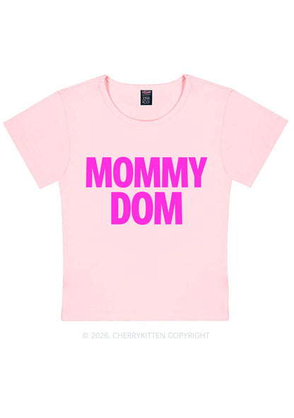 Mommy Dom Y2K Baby Tee Cherrykitten