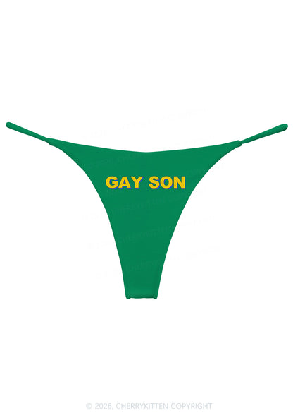Gay Son Pride Y2K Bikini String Thong Cherrykitten