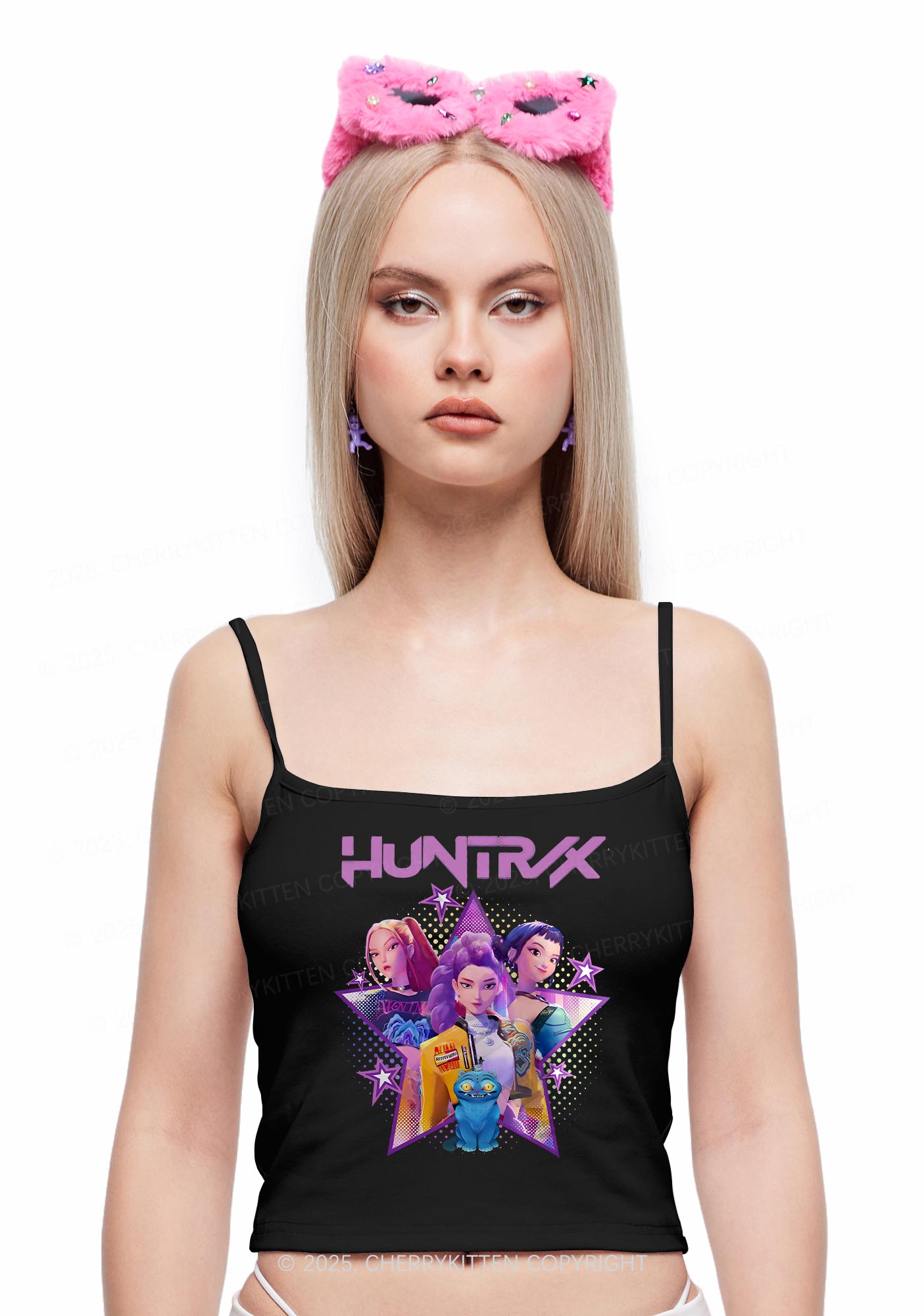 Kpop Stars Y2K Spaghetti Strap Cami Cherrykitten