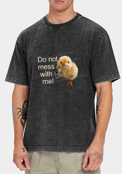 Do Not Mess With Me Y2K Washed Tee Cherrykitten