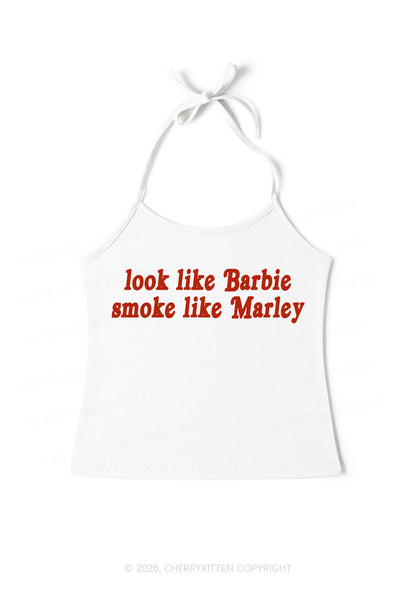 Smoke Like Marley Y2K Halter Neck Cami Cherrykitten