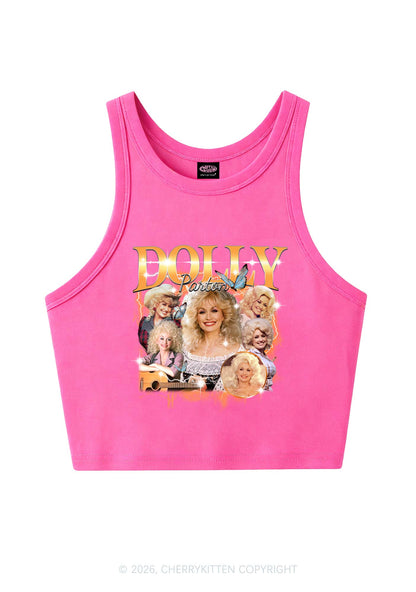 DP Vintage Portrait Y2K Crop Tank Top Cherrykitten