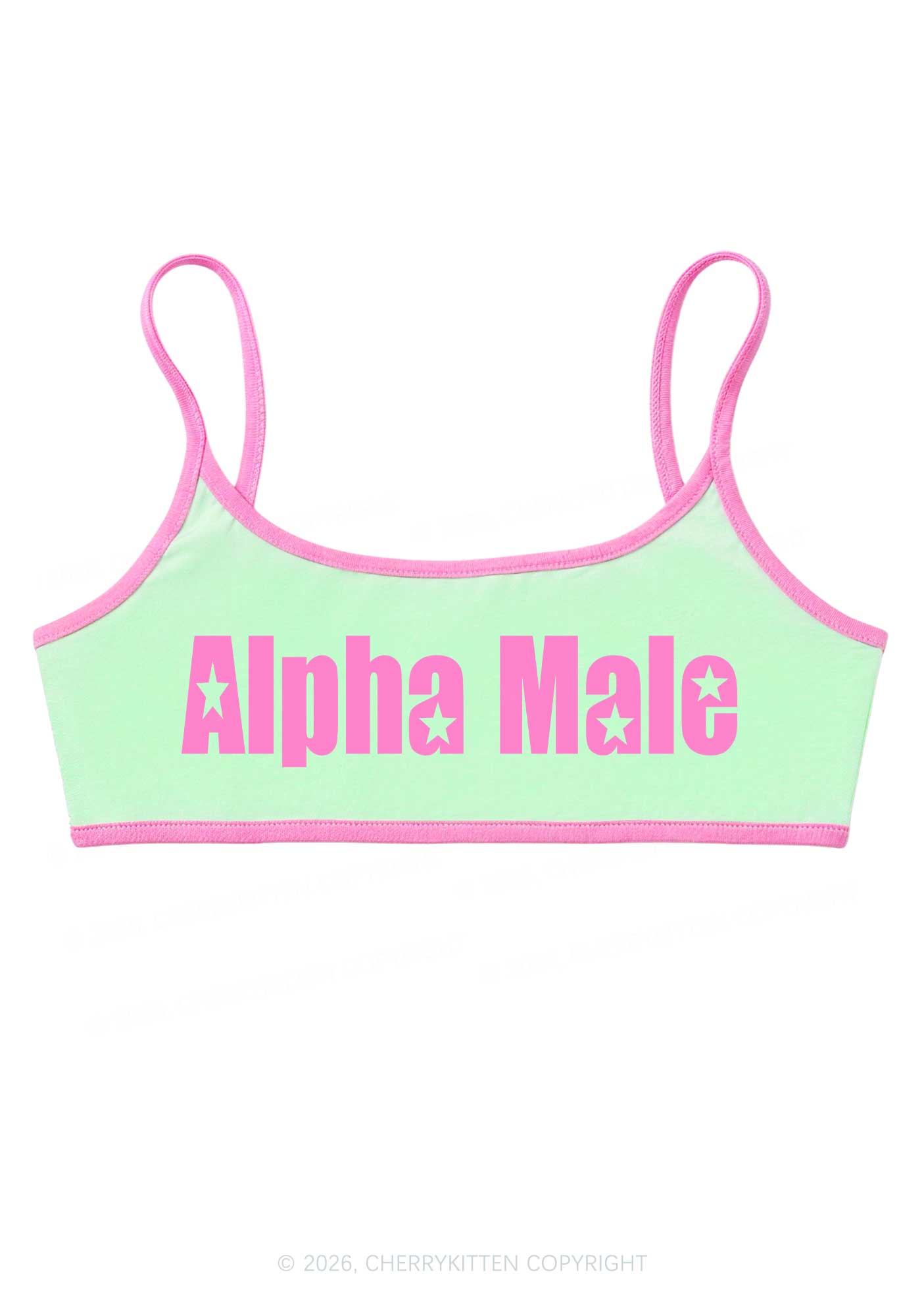 Alpha Male Y2K Super Crop Cami Cherrykitten