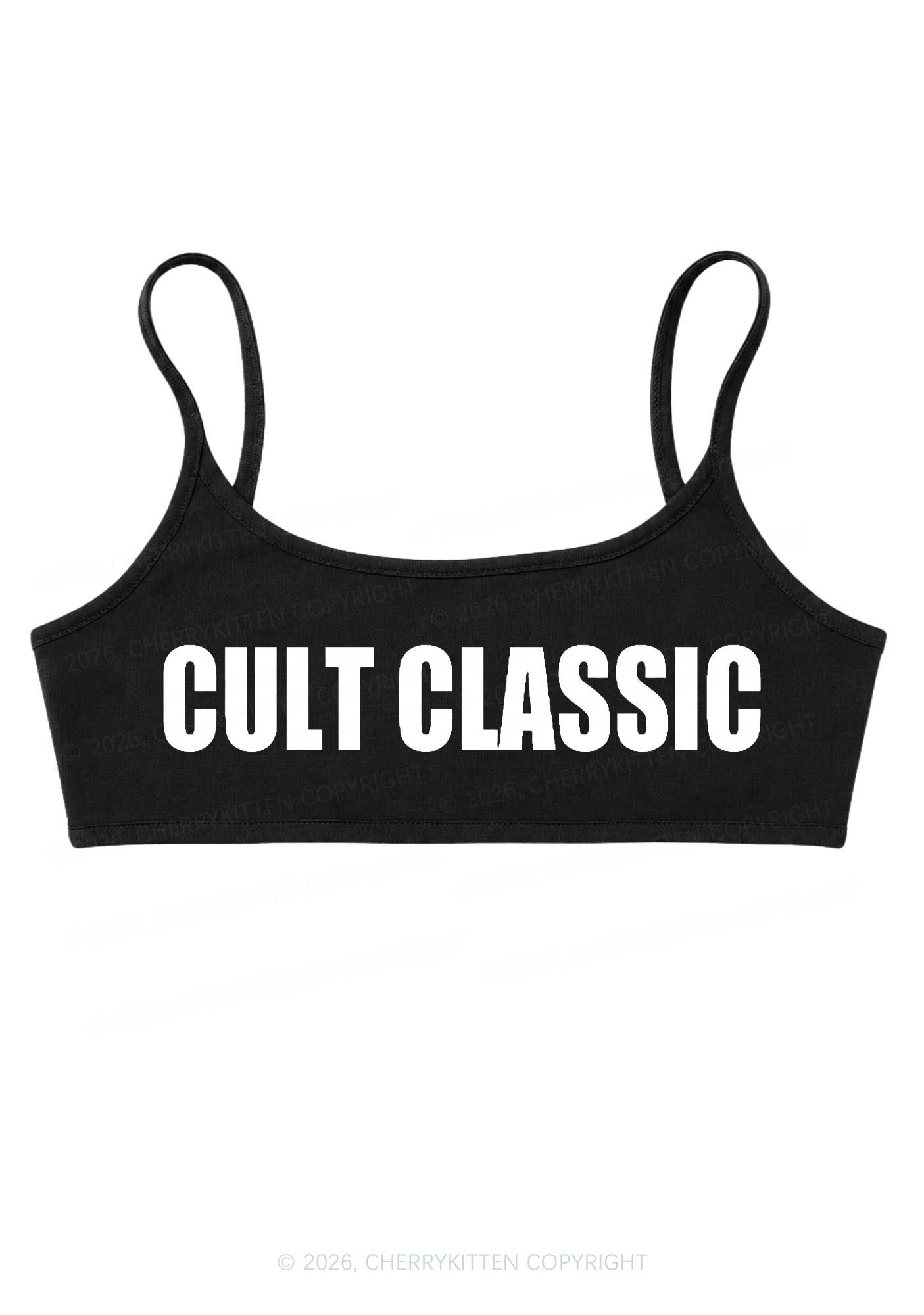 Cult Classic Y2K Super Crop Cami Cherrykitten