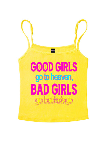 Bad Girls Go Backstage Y2K Spaghetti Strap Cami Cherrykitten