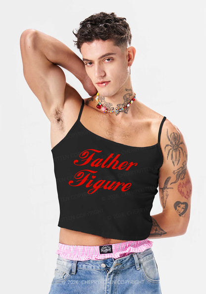 Father Figure Valentine's Day Y2K Spaghetti Strap Cami Cherrykitten