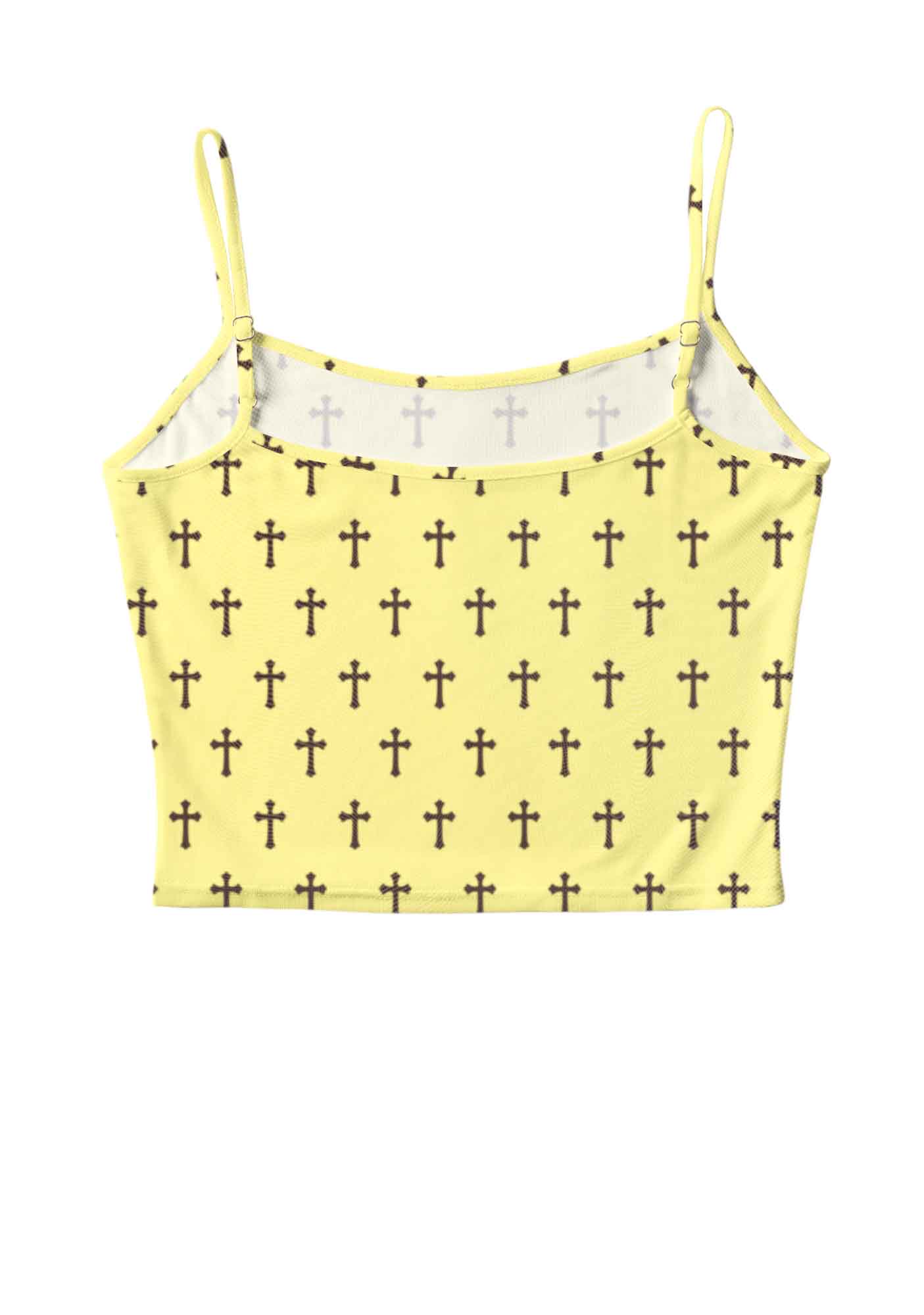 Cunting Season Cross Y2K Mesh Cami Tank Cherrykitten