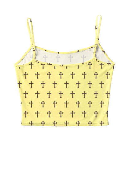 Cunting Season Cross Y2K Mesh Cami Tank Cherrykitten