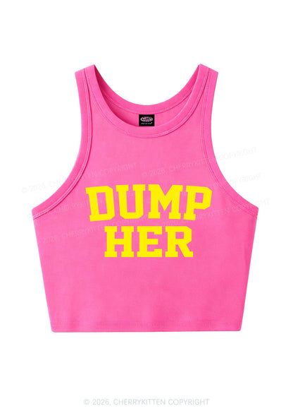 Dump Her Y2K Crop Tank Top Cherrykitten