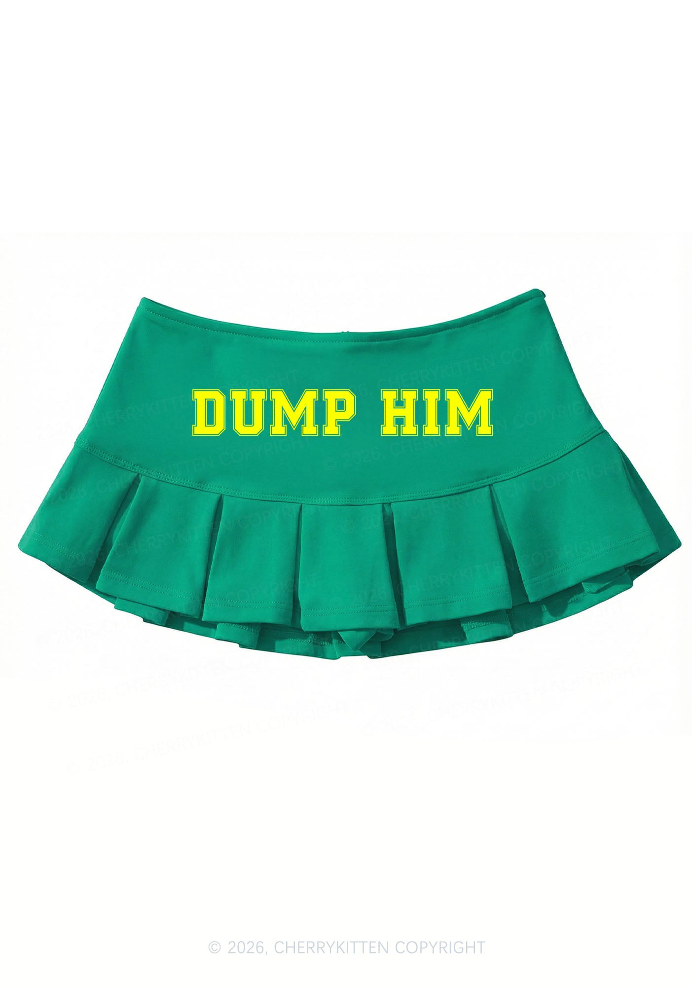 Dump Him Y2K Mini Pleated Skirts Cherrykitten