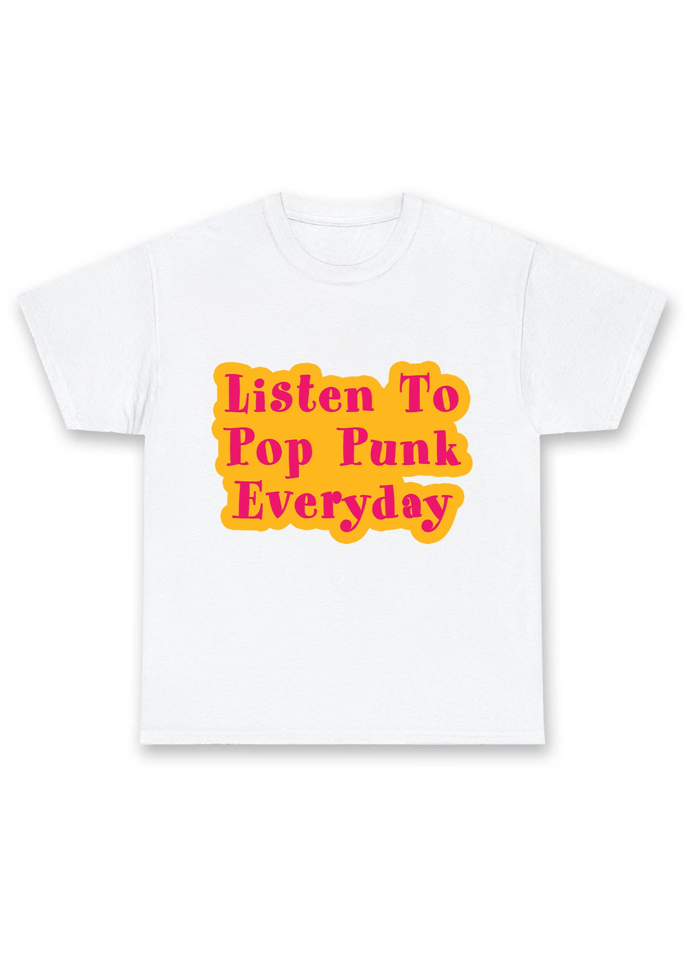 Listen To Pop Punk Everyday Chunky Shirt